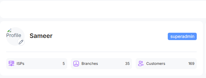 super admin profile picture change